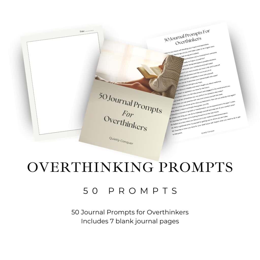 Mock up of the over thinking prompts