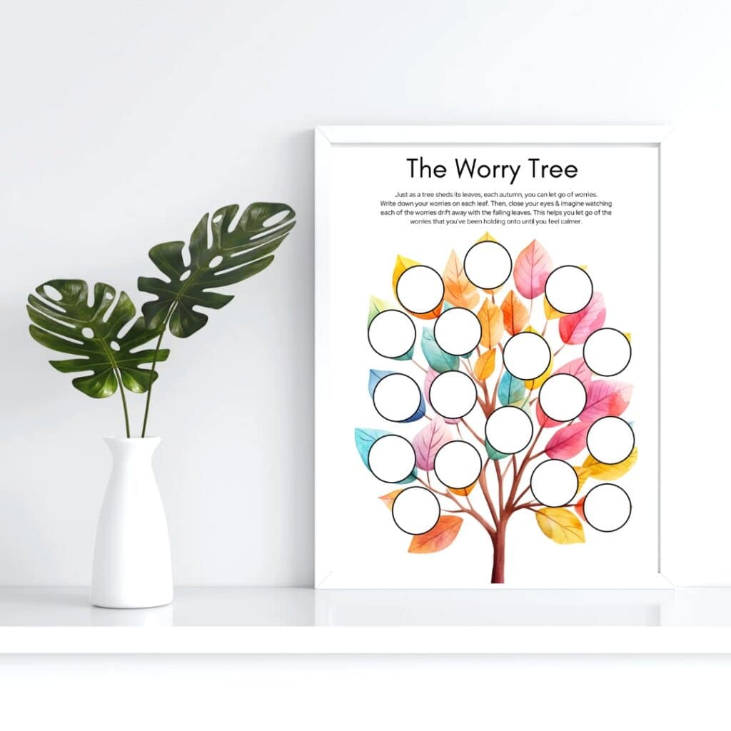 The Worry Tree Printable Poster