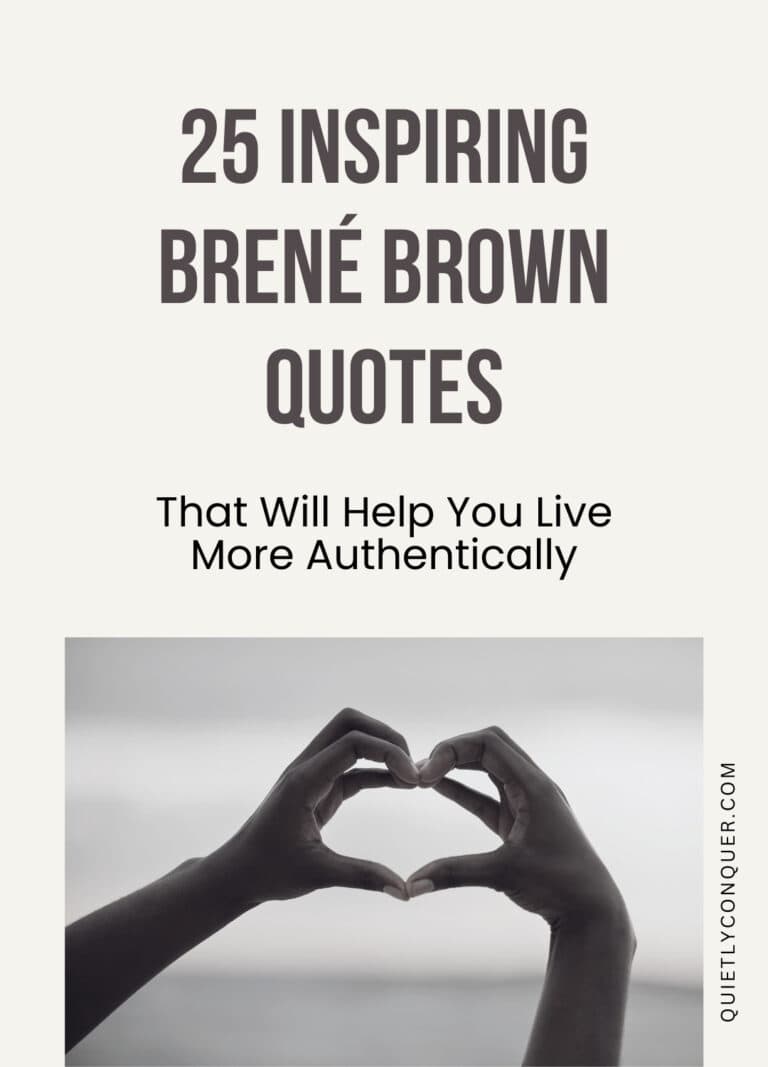 25 Brené Brown Quotes That WIll Help You Live Authentically - A woman making a heart shape with her hands